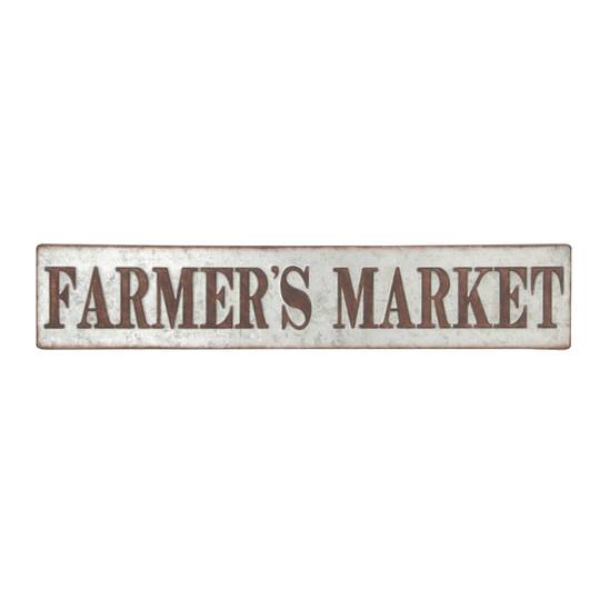 36" Gray Metal Farmhouse Sign Wall Décor